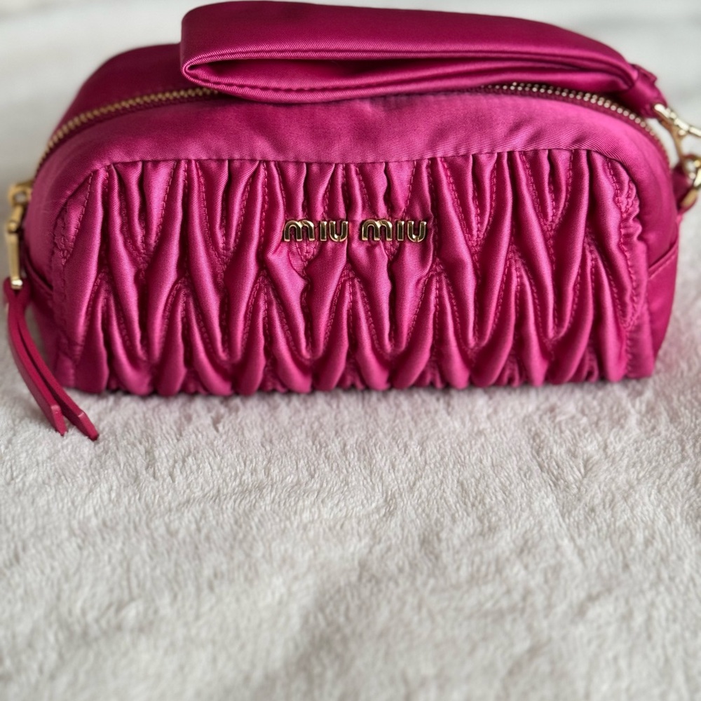 Authentic Miu Miu Pink Clutch Bag